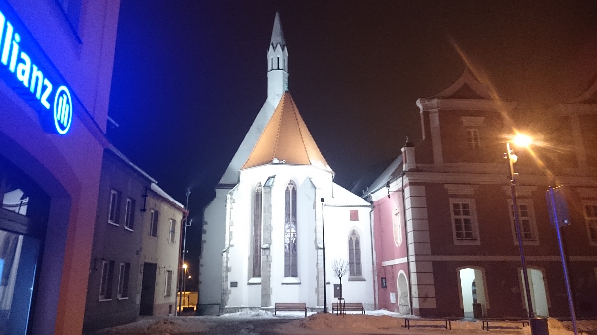 Osvětlení - kostel sv. Víta Soběslav